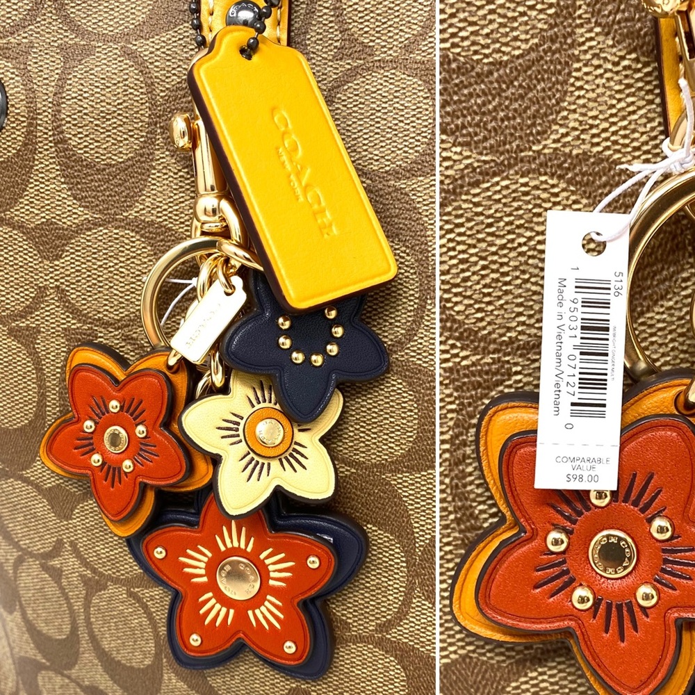 NWT Coach Carryall & Purse Charm - Picture 6 of 8